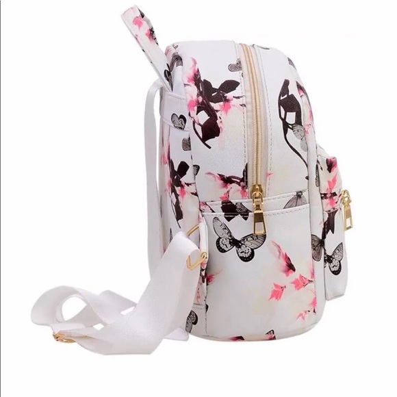 White floral mini backpack Restocked!!! - Picture 4 of 4